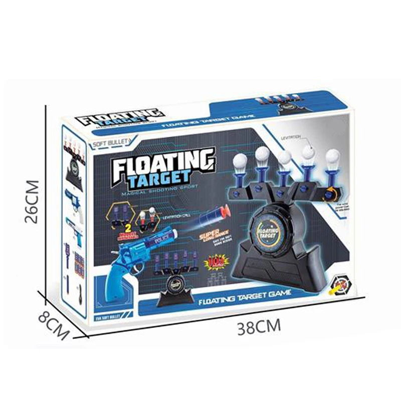 Amazon New Soft Bullet Electric Moving Target Interactive Floating Target Shooting Game Gun Indoor Floating Shooting Toy