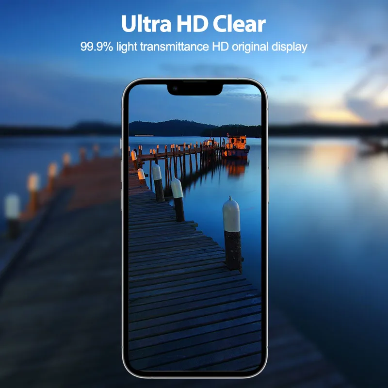 Высококачественное 9H 0,33 мм Asahi 2.5D Закаленное стекло для мобильного телефона iphone 13 12 Pro Max