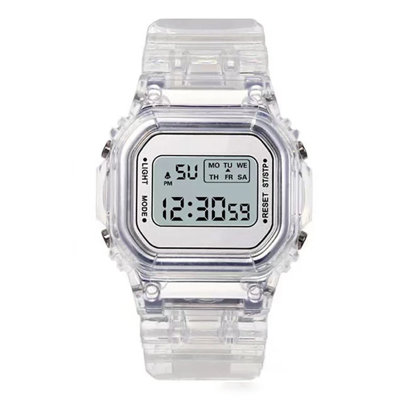 Fashion Digital Watch Led Watches Wrist Student Sports Waterproof Women Children Digital Watch
