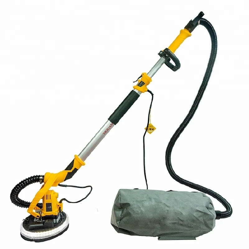 225 мм шлифовальная машина для стен гипсокартон шлифовки 1050 Вт с светодио