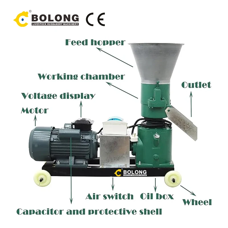 Cutting Machine Animal Feed Grass Silage Paddy Mini Chaff Cutter Machine