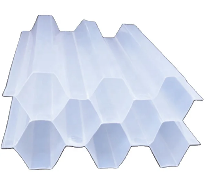 
inclined filter media Honeycomb inclined tube settler lamella clarifier 