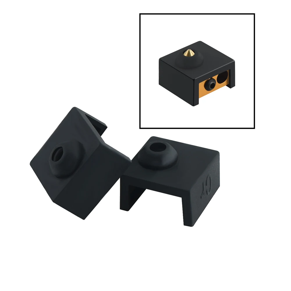 Twotrees Hotend блока защитный силиконовый чехол 1 шт. 3D принтер силиконовые носки MK7/ 8/9 для Эндер 3 Эндер 3 Pro Эндер 5 CR-10 10S