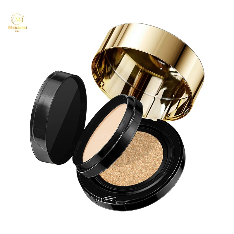 Private Label High Quality Waterproof Pressed Powder Air Cushion Bb/Cc Cream 2in1 Sunscreen Cushion Liquid Foundation