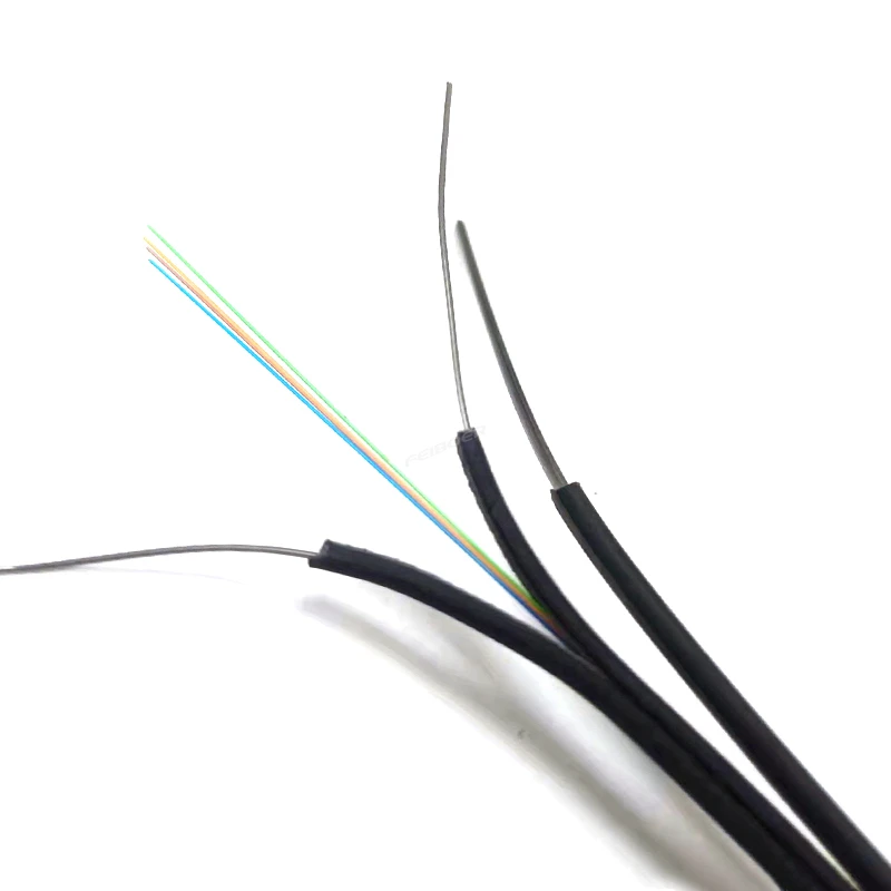 Самонесущий кабель типа лук GJYXFCH 2FO / 2 ядра G657A1 волокно FTTH 0 33 мм * 7 многожильный