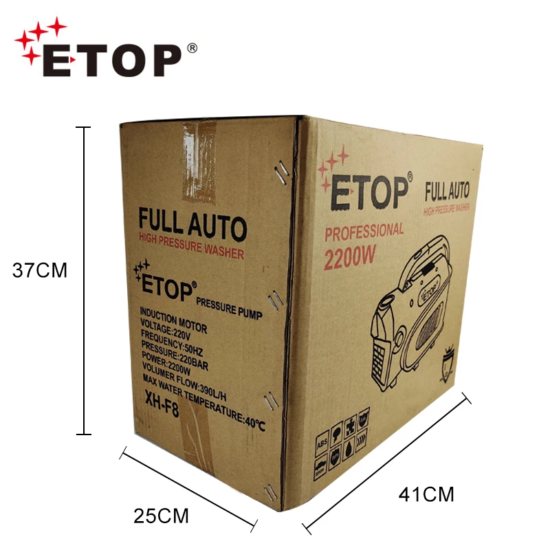 
2021 ETOP High Performance Quality Guaranteed High Pressure Washer Cleaning Machine Pump Washer Machine 
