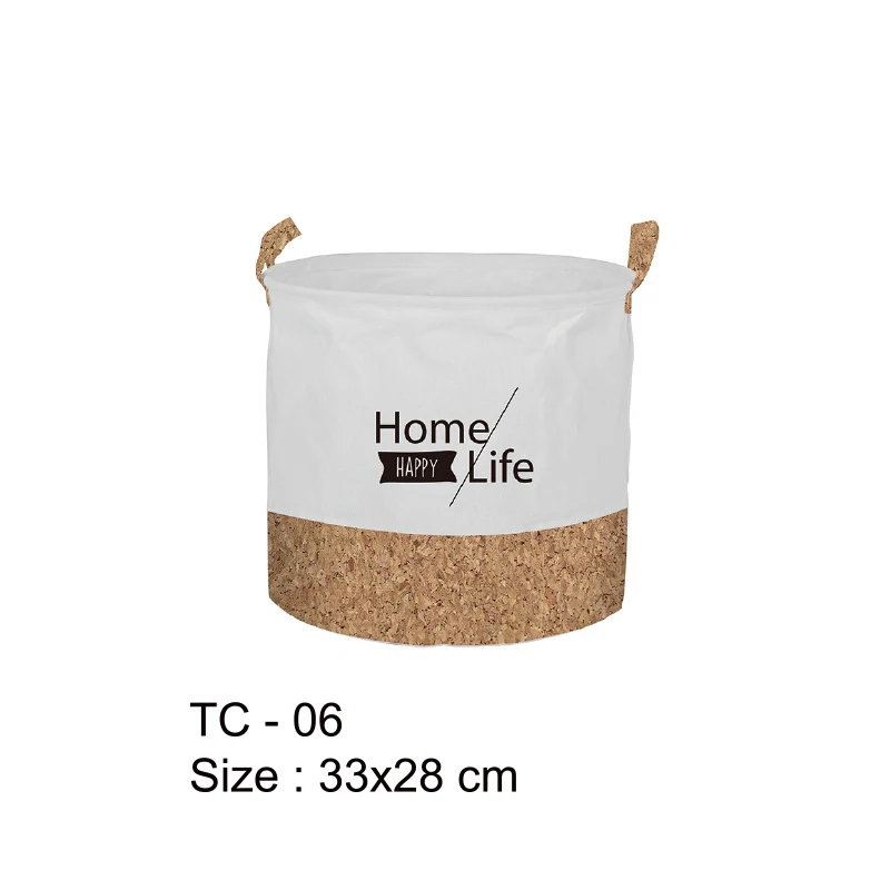 Non Woven Fabric Plastic Felt Integrated Molding Storage Basket Bins Toy Dirty Clothes Household Items Laundry Hamper for Home