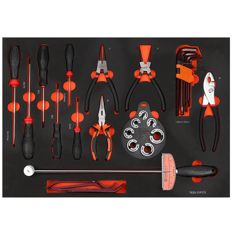 Oem Odm Tool Trolley Cabinet Repairing Vehicles Tool Sets Replaceable Tool Set Trays