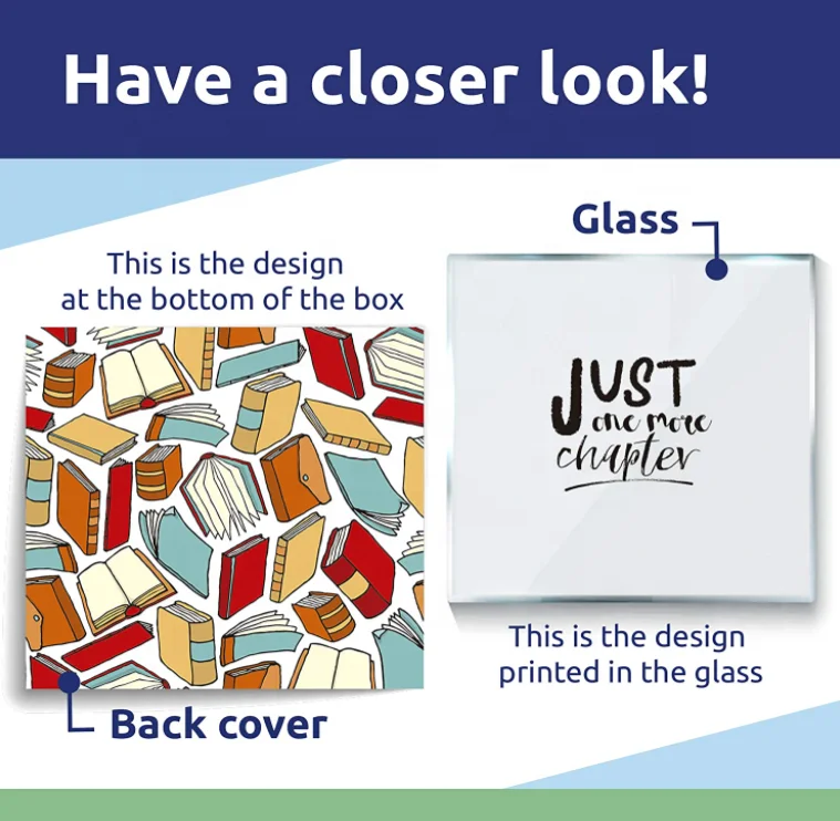 Customized Book Lovers Gifts Shadow Box Wooden Keepsake Wall Decor for Readers Reading Gift for Bookworm Solid Wood Money box