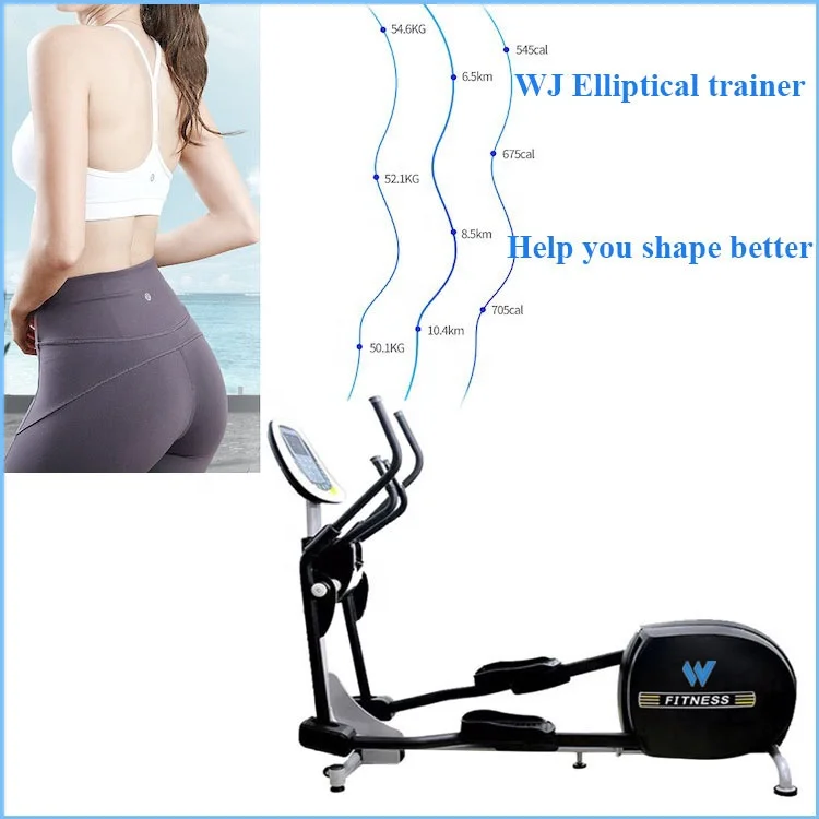 Commercial Cardio Fitness  Elliptical  Machine  Professional Fitness Magnetic Equipment Elliptical Bike For Bodybuilding