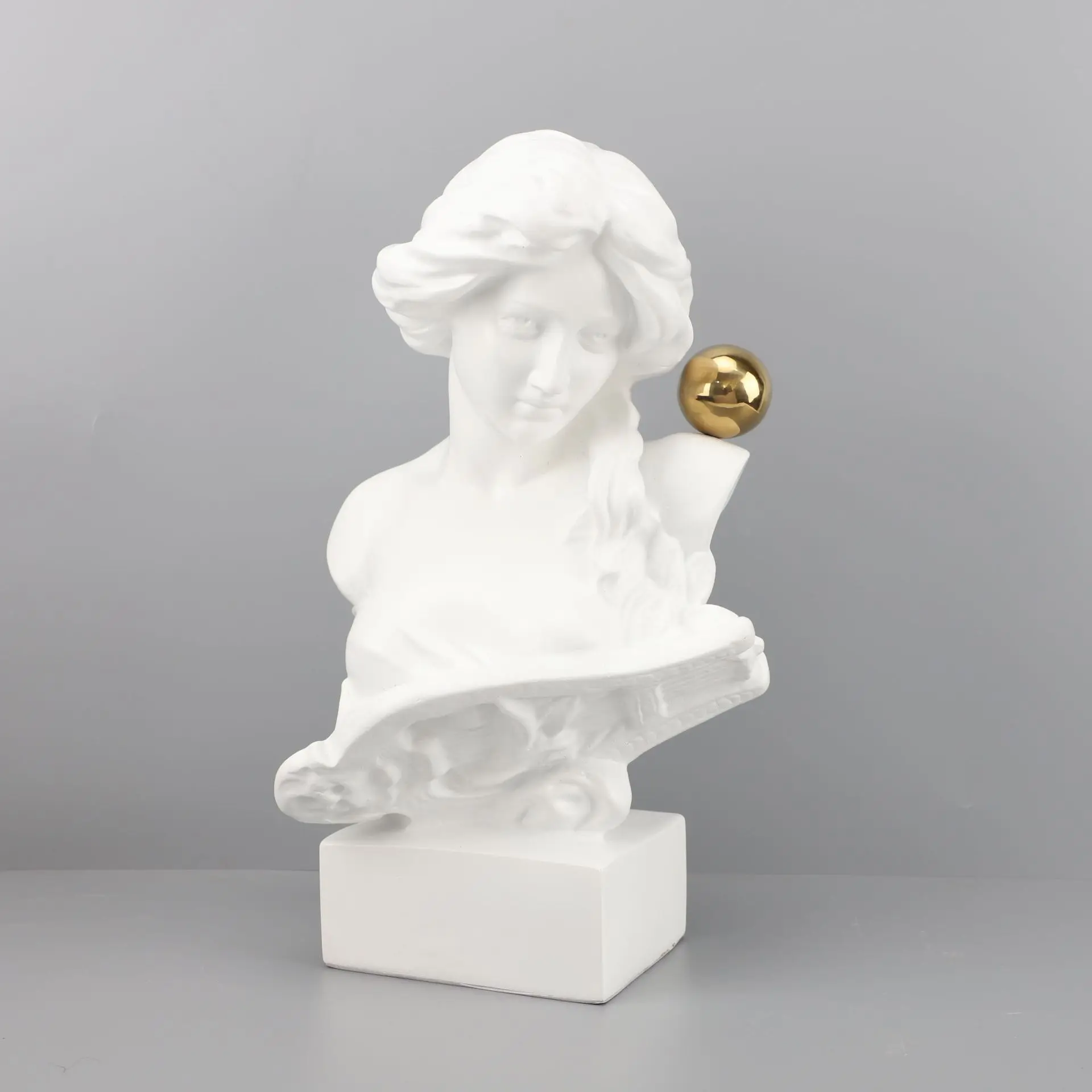 European Simple Resin Figure Sculpture Handicrafts Bust Figure Sculpture Ornaments