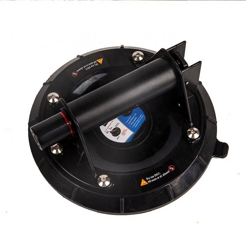 8' Vacuum Suction Cup Lifter 330LBS for Glass Granite Sucker Lift w/ ABS Handle