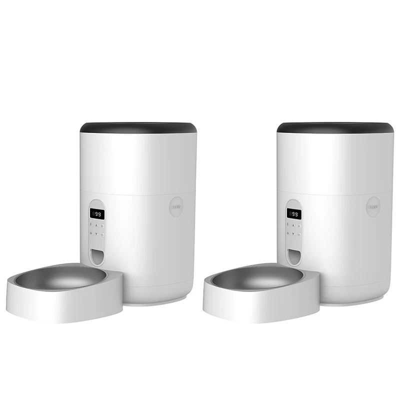 HANDOU Dog Cat Smart Pet Feeder Camera Wifi  Smart Mobile Phone App Remote Control Microchip Automatic Pets Feeder