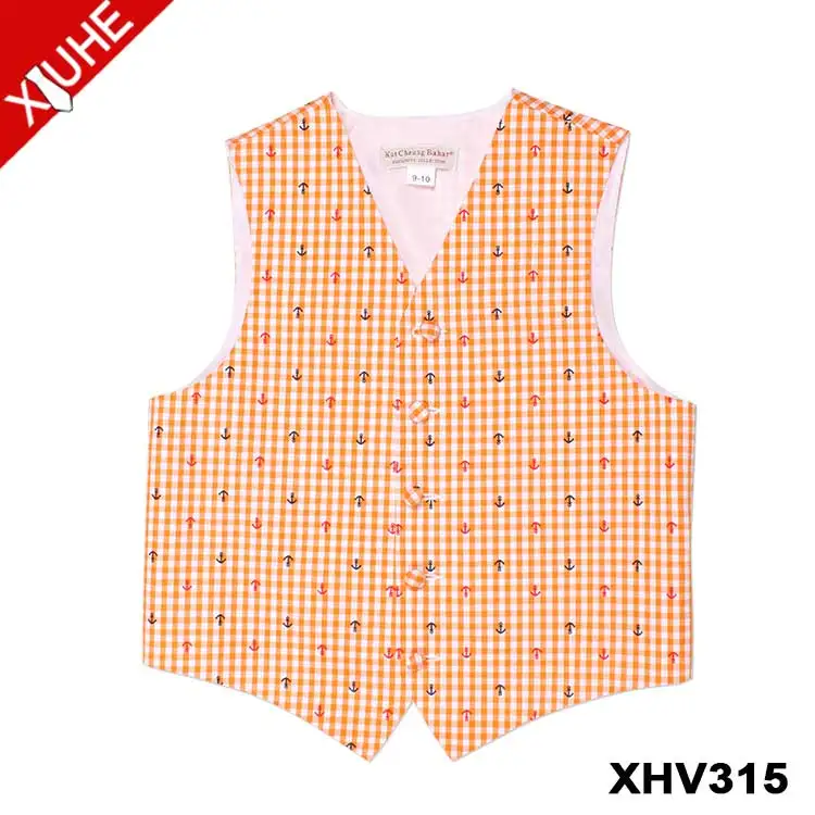 Fashion Kids Sky Blue Formal Wear Waistcoat for boy Vest Woven Custom Polyester Vests & Waistcoats