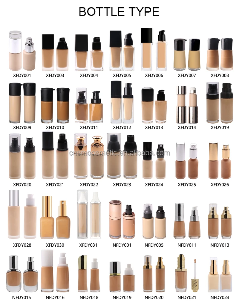 A108 vegan paraben free moisturizing foundation waterproof custom halal matte liquid foundation private label