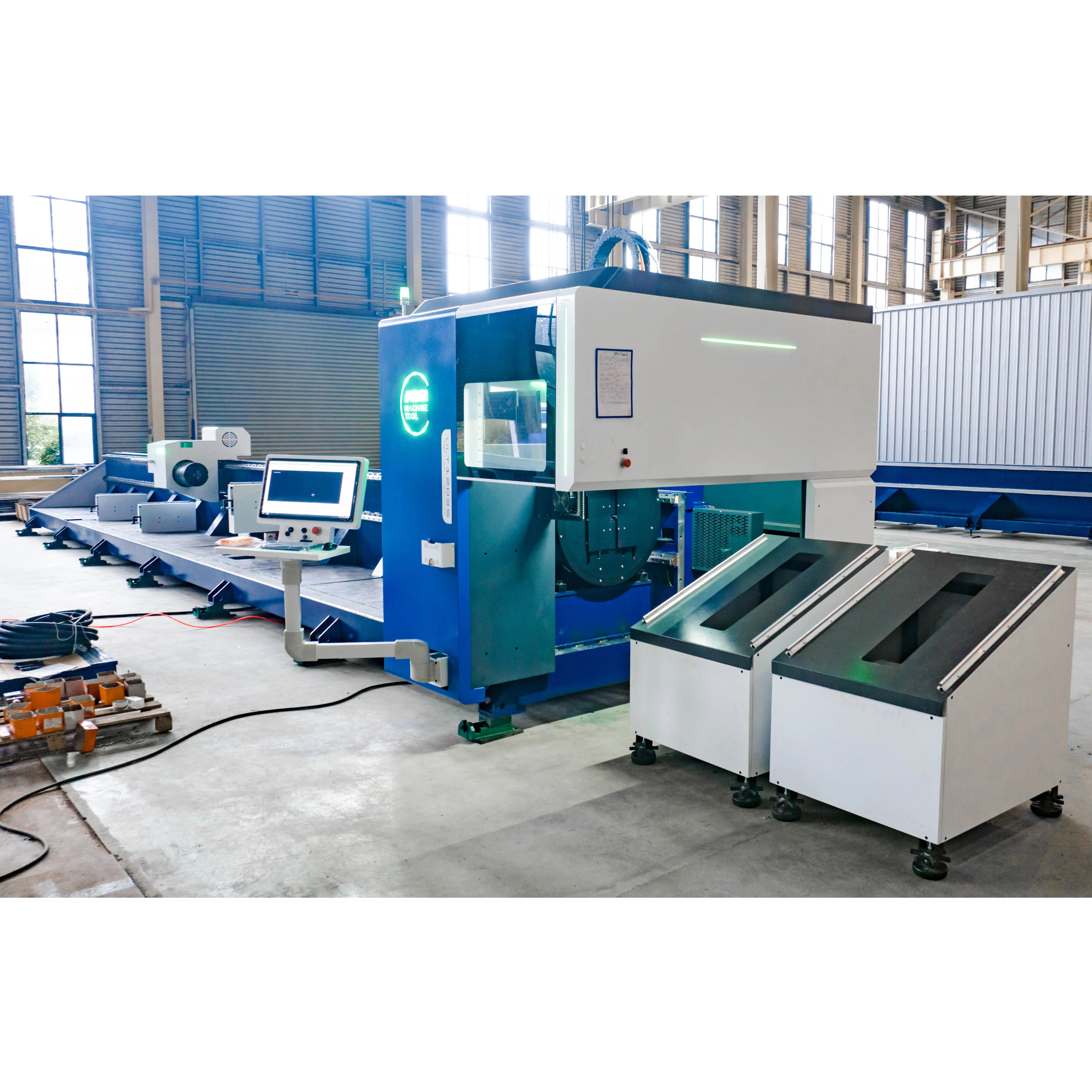 Chinese factory ADH 2000w laser tube cutting machine for metal pipe