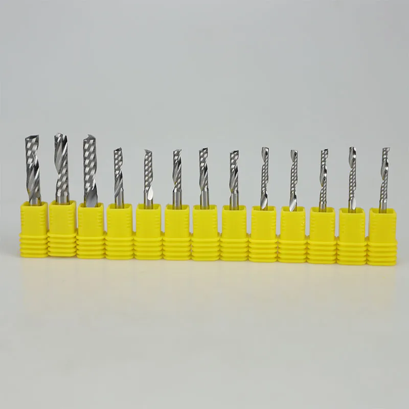 Good Price 6MM Solid Carbide End Mills Wood Spindle Cutter Single Edge Mirror Milling Cutter Tools Acrylic Cnc Router Bits