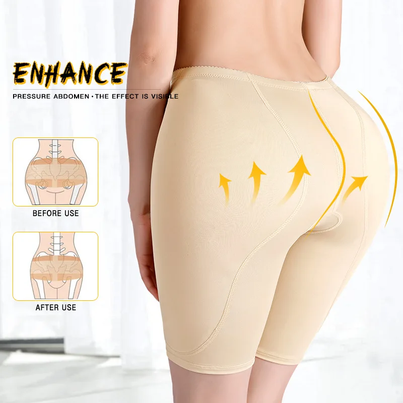 Private Logo Butt Pads Bodyshaper for Women Hip Pads Buttock Lifter Enhancer Padding Peach Butt