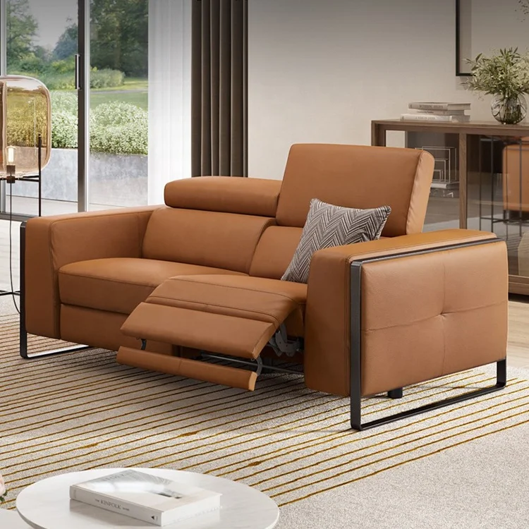 Love seat sofa modern recliner sofa set 3 2 1 couch living room sofas genuine leather recliner