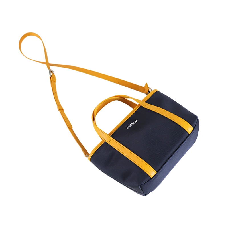 BSCI factory Custom Logo RFID Protection nylon Purse mobile phone bags women lady shoulder sling mini crossbody bag
