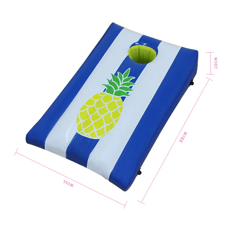 Pool Toys Bean Bag Toss Games Inflatable Floating Cornhole Board Set Toss Toys for Kids Adult Water Games
