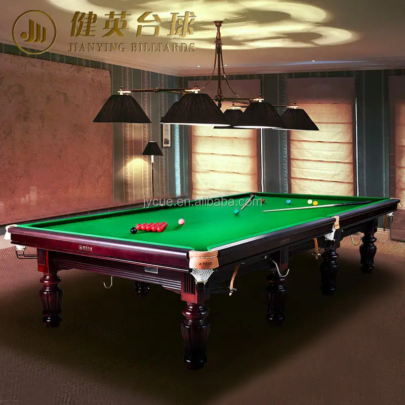 Modern Solid Canadian Pine Wood Standard Professional Star Snooker Billiards Pool Table 12ft