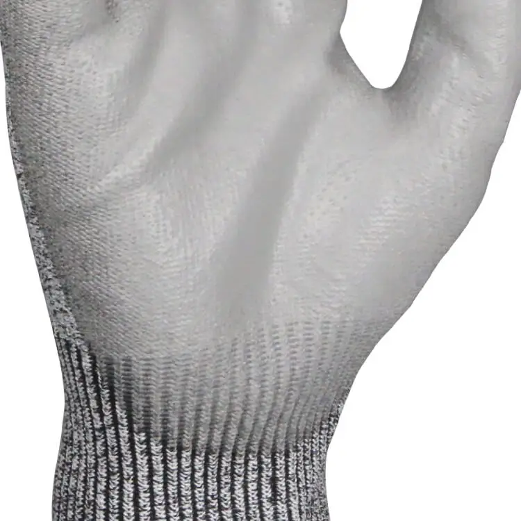 MaxiPact Wholesale HPPE PU coated cut resistant butcher safety work gloves