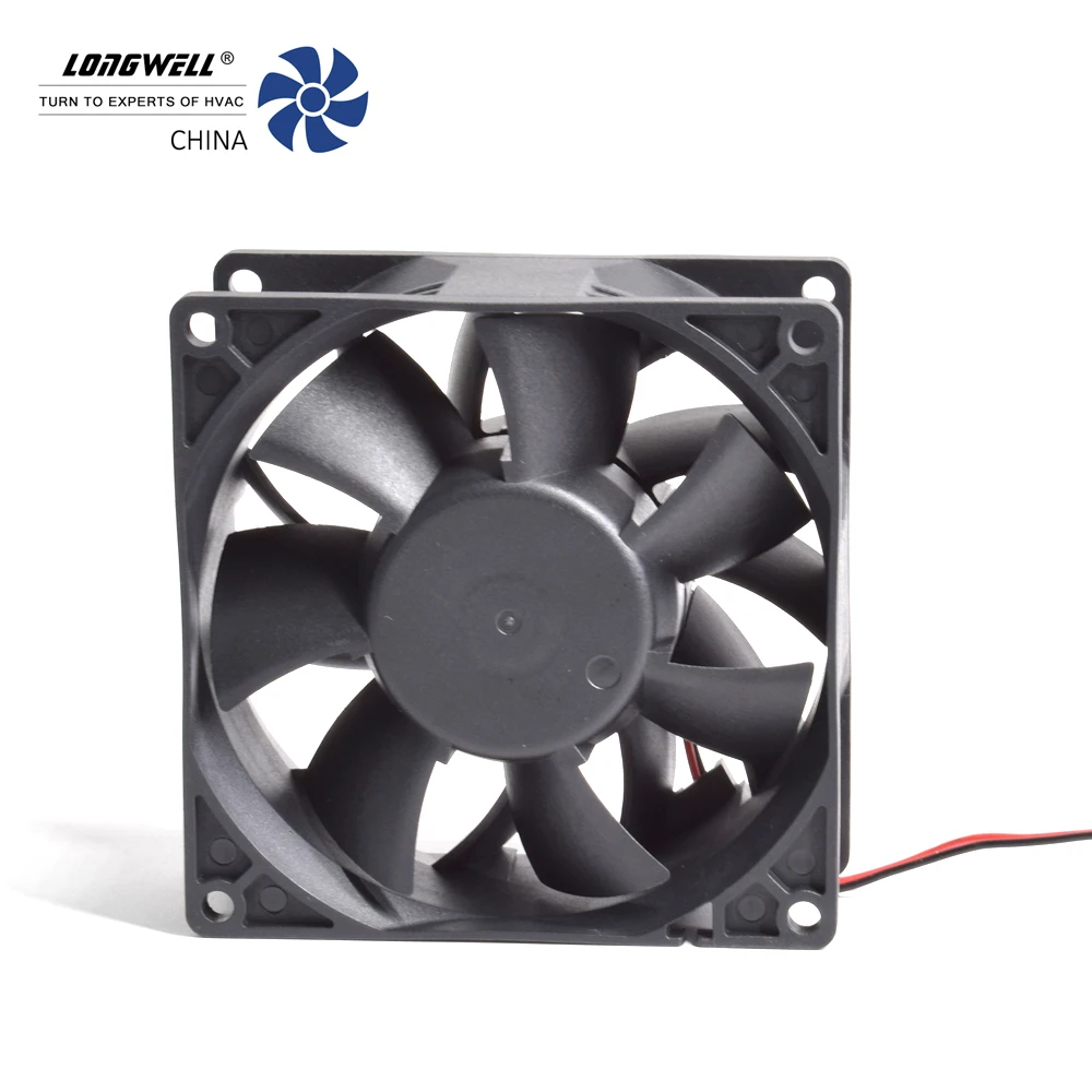 80*80*25mm dc axial cooling fan manufacturer 80mm low noise cooling fan for industrial , equipments cooling
