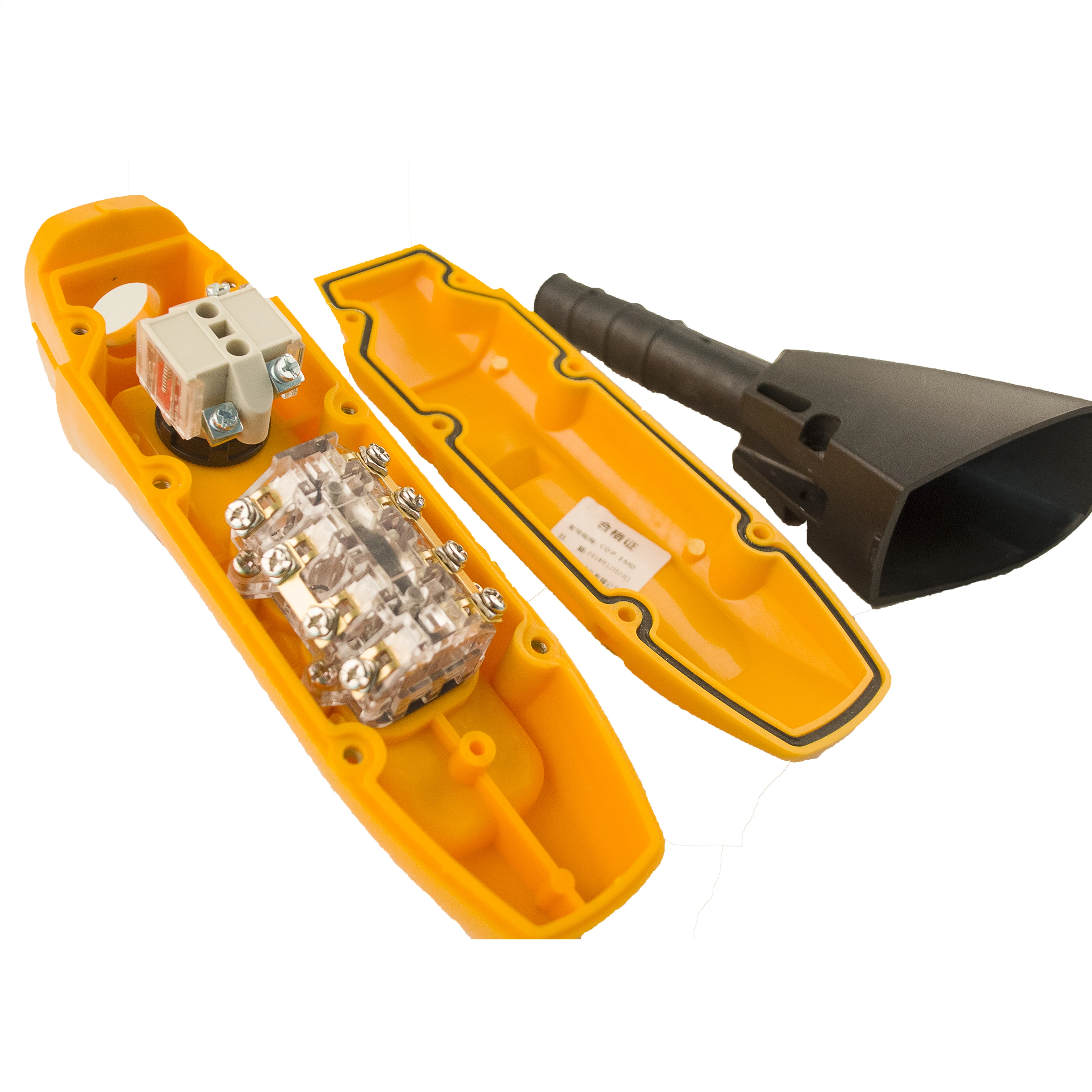 iehc NEW design COPF series single double speed crane pendant control station with emergency stop