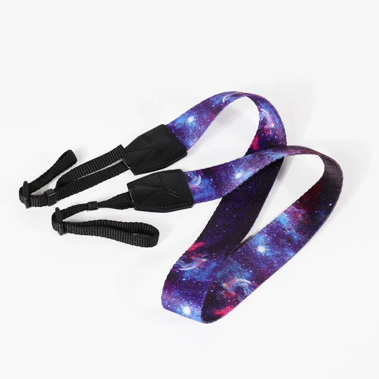 Custom Personalized DSLR Fashion Adjustable Shoulder Neck Polyester Camera Strap