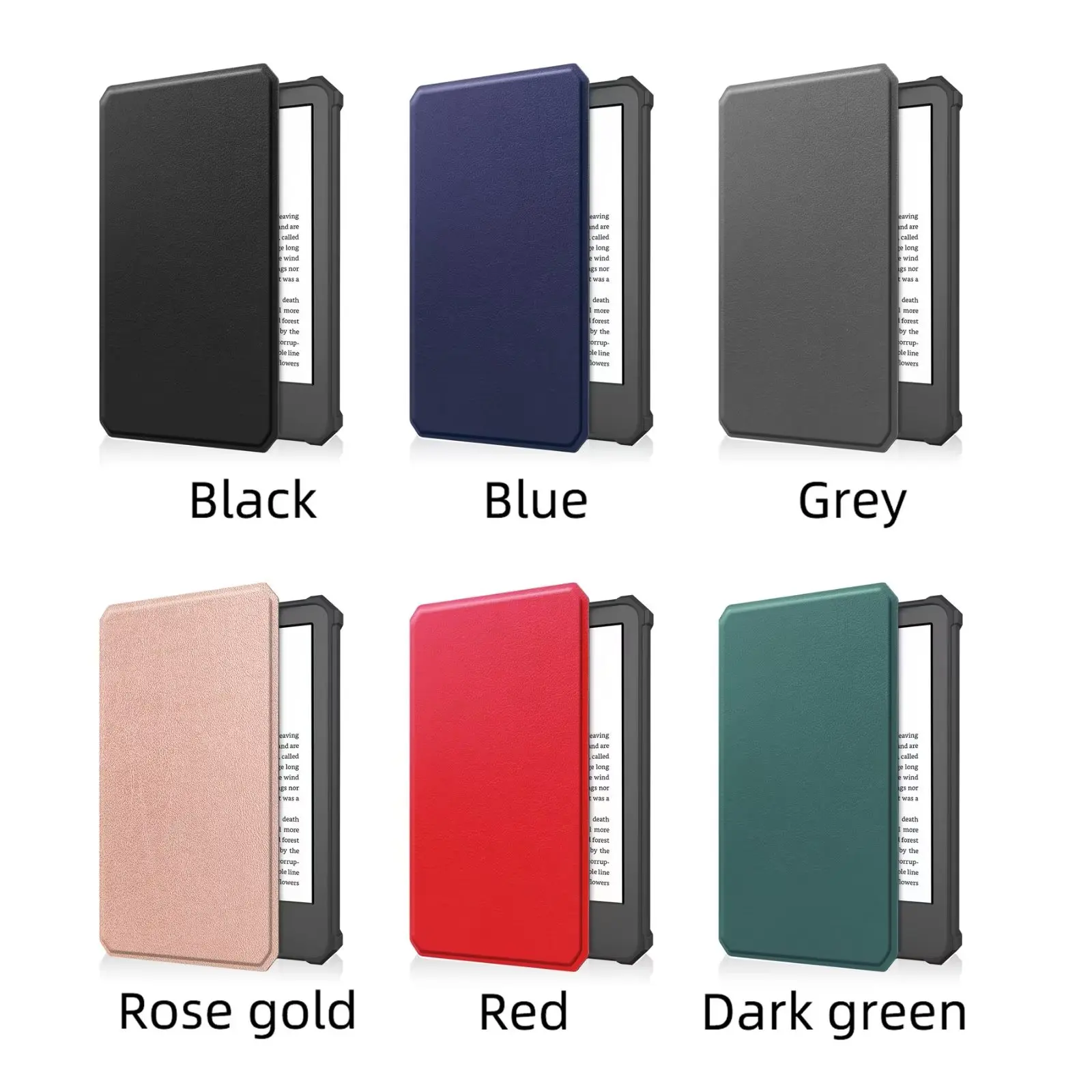 Soft TPU +Denim PU Tablet Cover case  for  Amazon Kindle 11th Generation  6.8 inch 2022