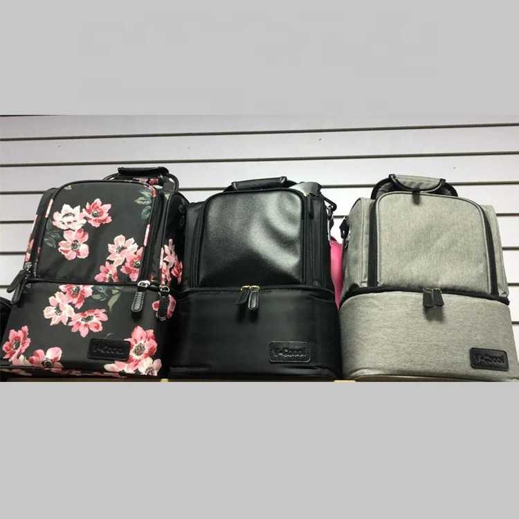 
V-Coool luxury double deck lunch cooler bag for breast milk, kids, mums 