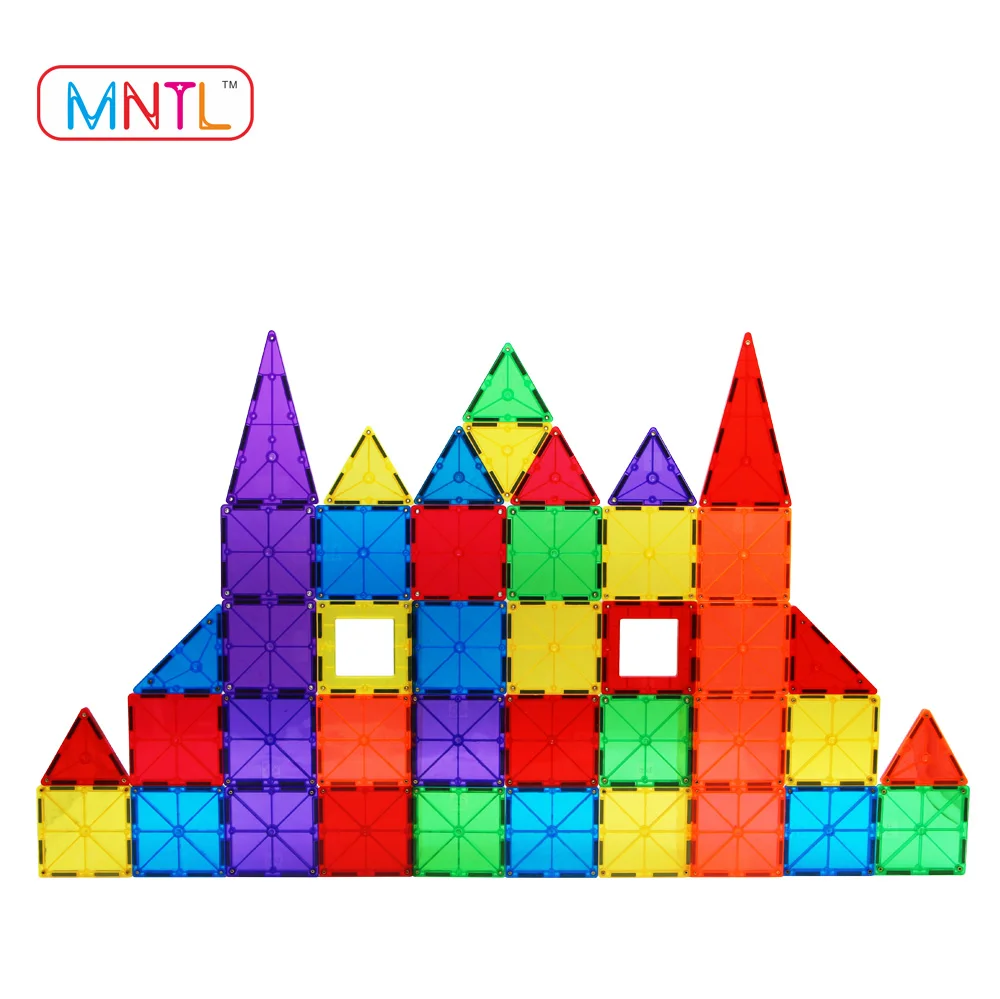 MNTL дошкольного Ясно 3d магниты игрушечные лошадки магнитные плитки здания разведки