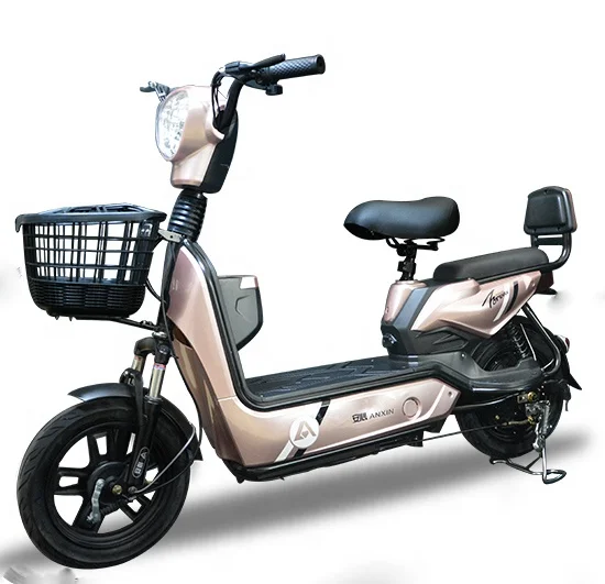 Городской леди маленький 14 дюймов горячая Распродажа FUJI китай 350W 48V свинцово-кислотная батарея питание Мотоцикл Скутер Электрический велосипед
