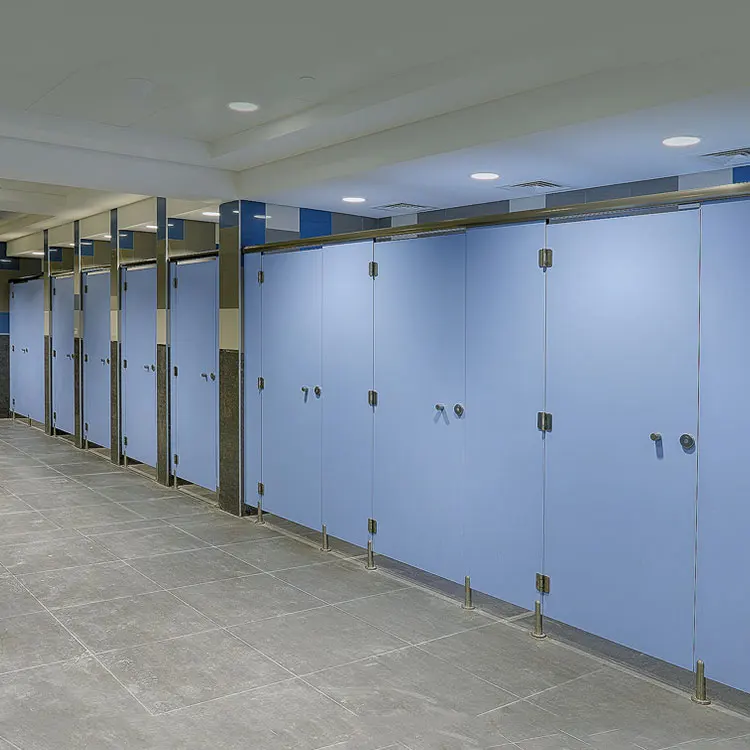phenolic core  toilet partitions modular public toilet commercial restroom stalls dividers  plastic toilet partition systems