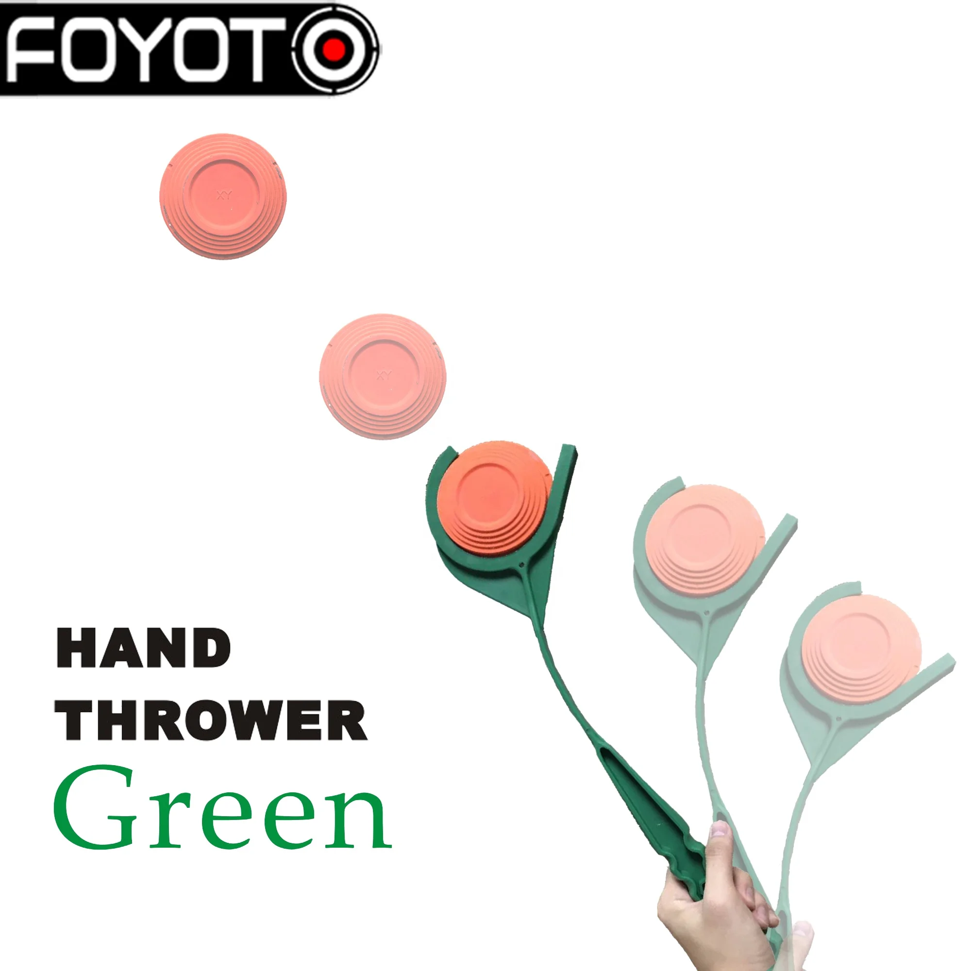 Hand Held Thrower Clay Skeet Trap Target Throw Shooting Shoot