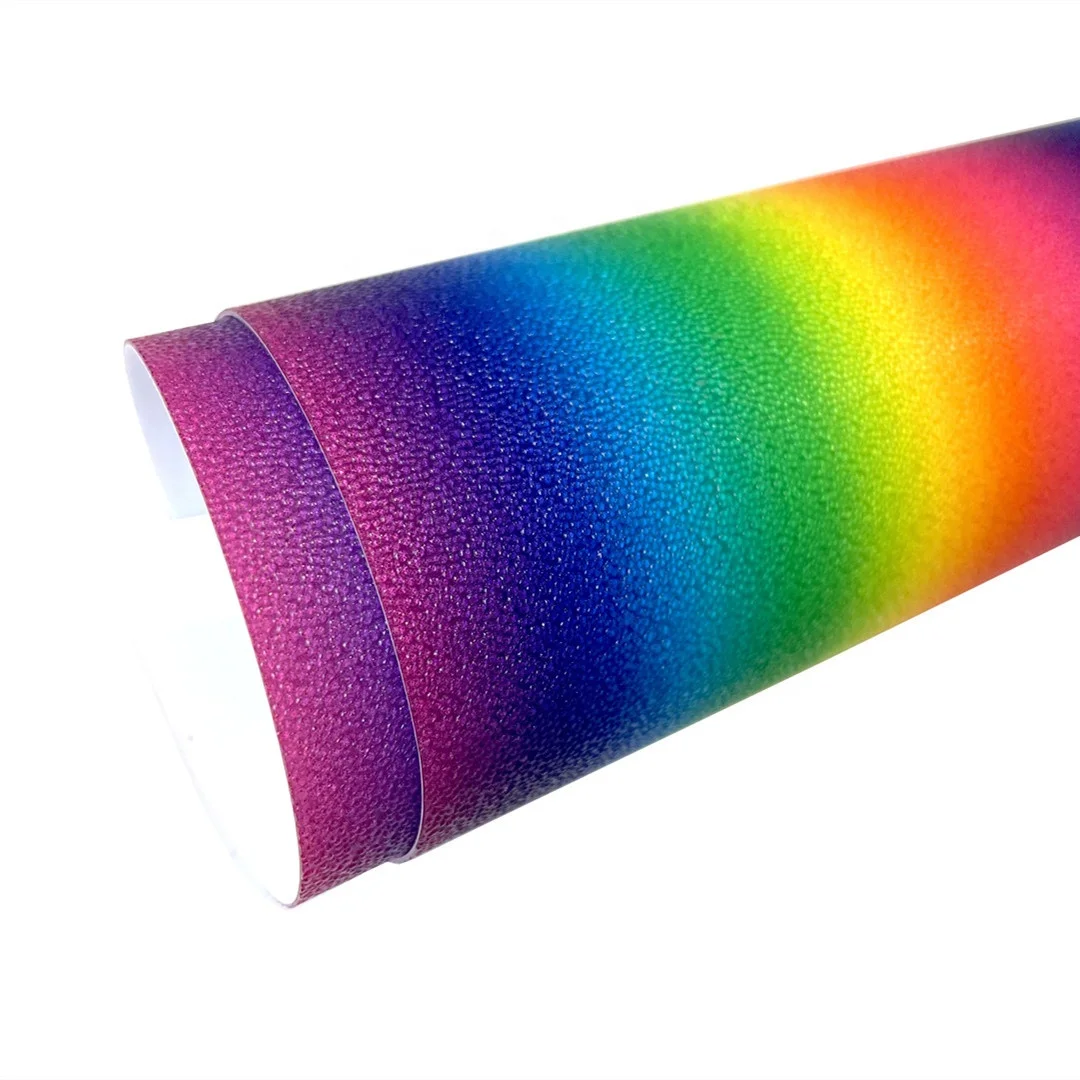 Wholesale Heat Transfer Vinyl ,   for clothing, bags or shoes, Rainbow caviar pattern , htv ,  TPU , Whole roll