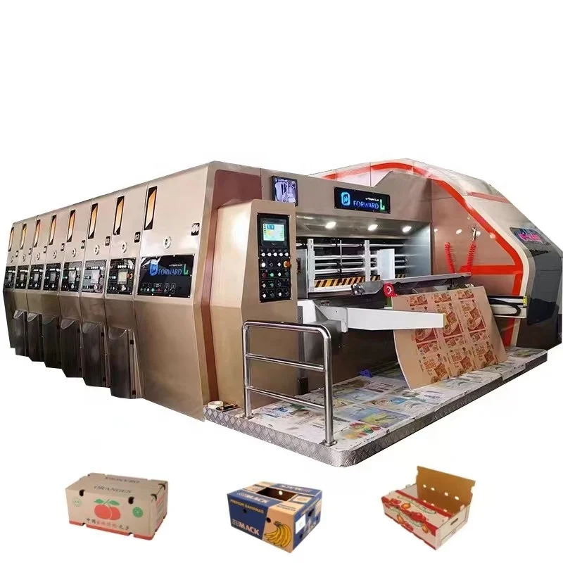Surprise Price Corrugated Cardboard Printing Machine Flexo Print And Cut Kraft Paper Machine