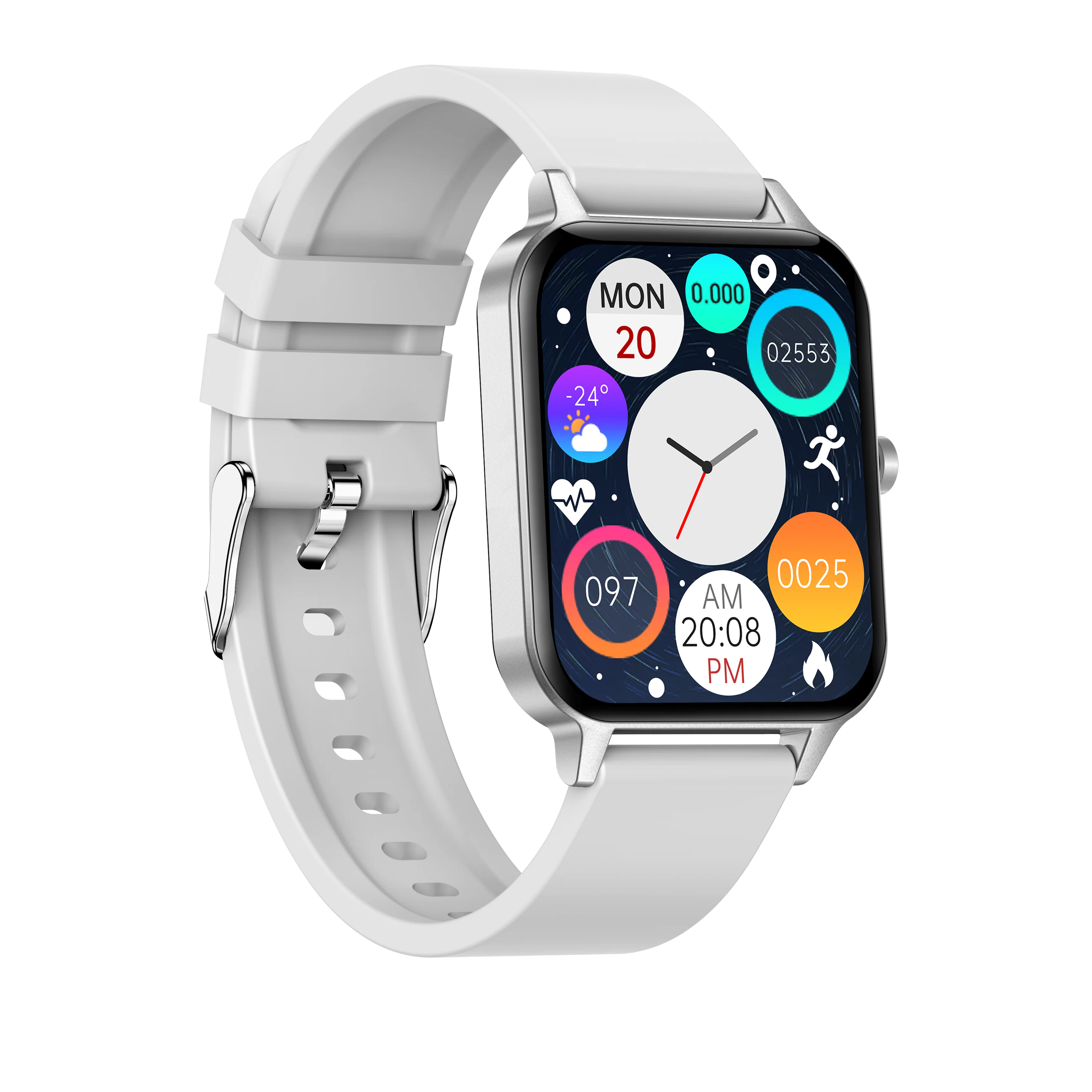 Manufacture Factory Stock Wholesale MX7 Health Monitor Heart Pressure Music Call Body Temperature Measuring Smart Watch