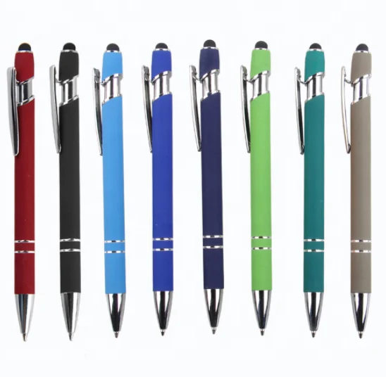 BECOL High Quality Multifunction Ballpoint Pen Customized Advertising Gift Pen Metal Stylus Ball Pen with Custom Logo Printed
