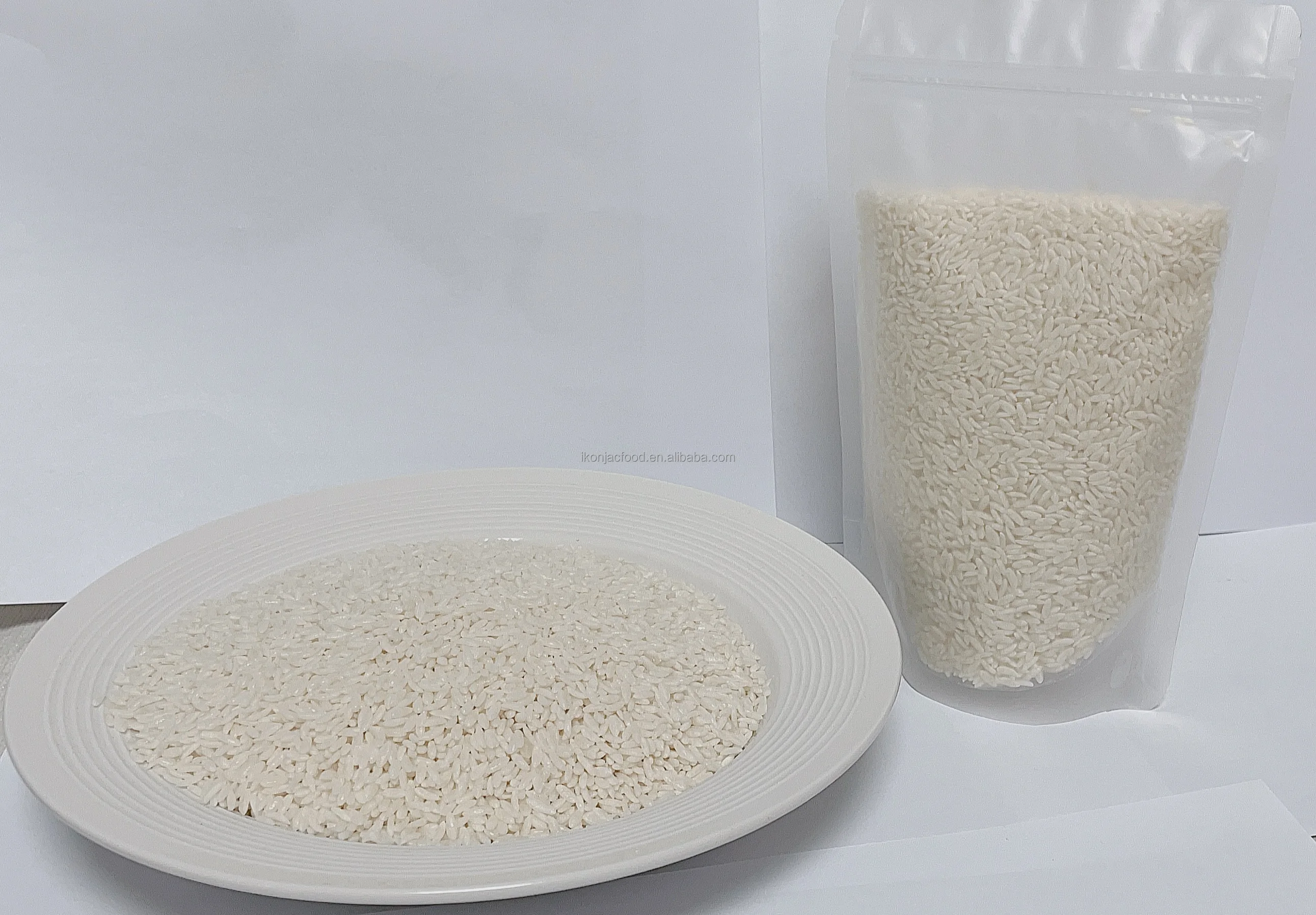 Keto-friendly Gluten-Free Shirataki Konjac Dry Instant Rice for Diabetic Food Chinese Halal  Health Diet