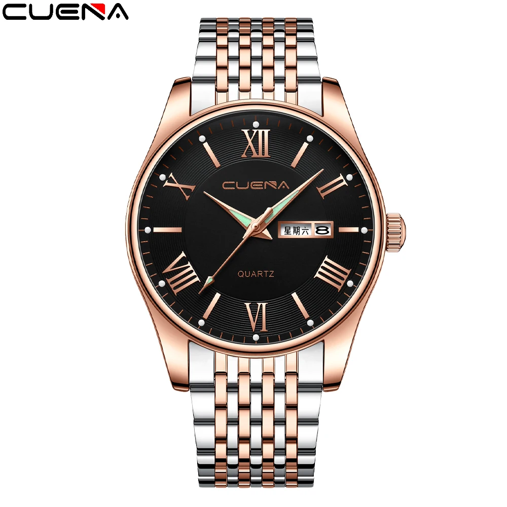 Luxury brand Dropshipping  30M waterproof  Stainless Steel band alloy case Quartz men wrist watch reloj hombre