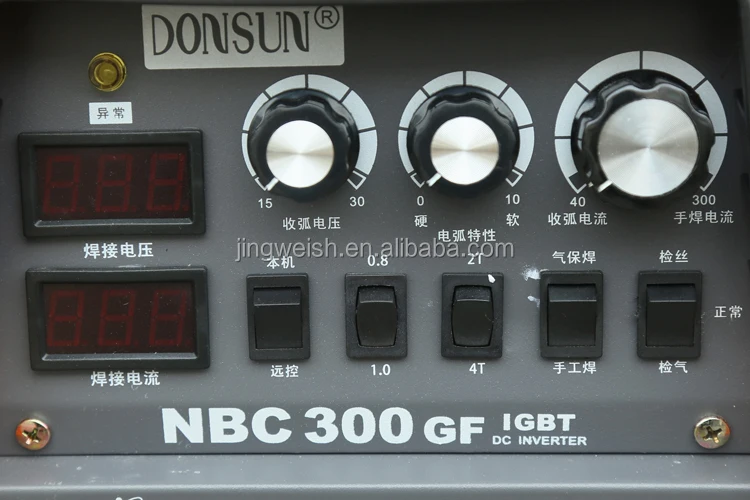 MIG 300GF High Efficiency Multi Functions MIG MAG ARC Welder with complete accessories, separated wire feeder, wit 2t4t function