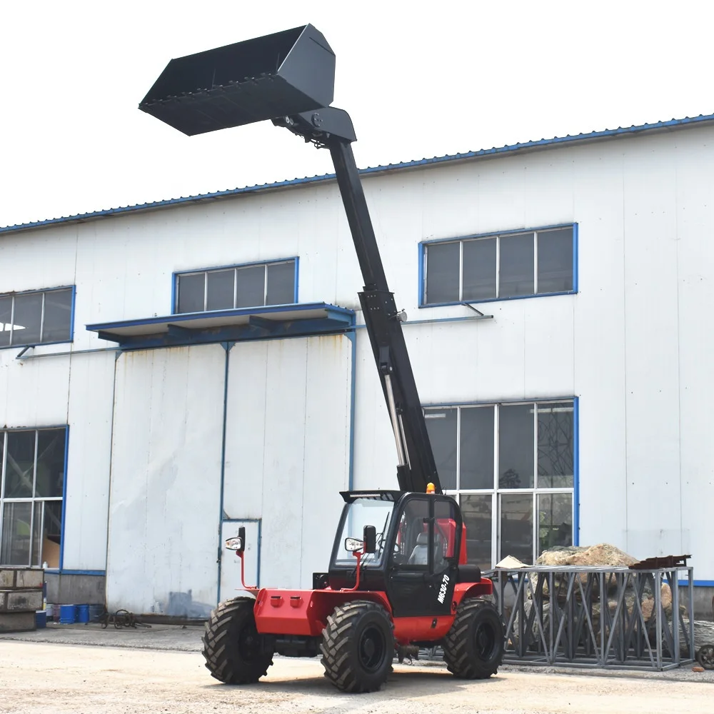 3ton 7 м manitou Телескопический телескопический погрузчик 4x4 телескопическая стрела вилочного погрузчика