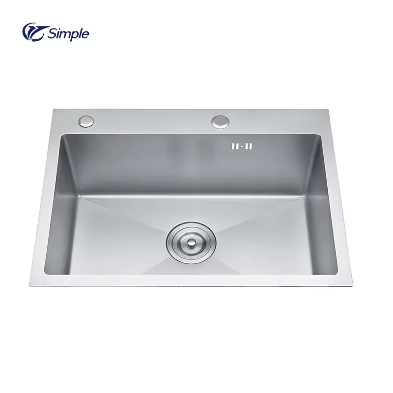 Wholesale Good Quality 201/304 Stainless Steel Nano Black Single Bowl Kitchen Sink