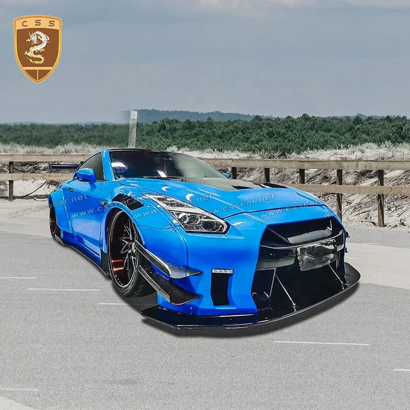 LB стиль широкий стайлинга автомобилей обвесы для Nissan GTR R35 авто кузова комплект