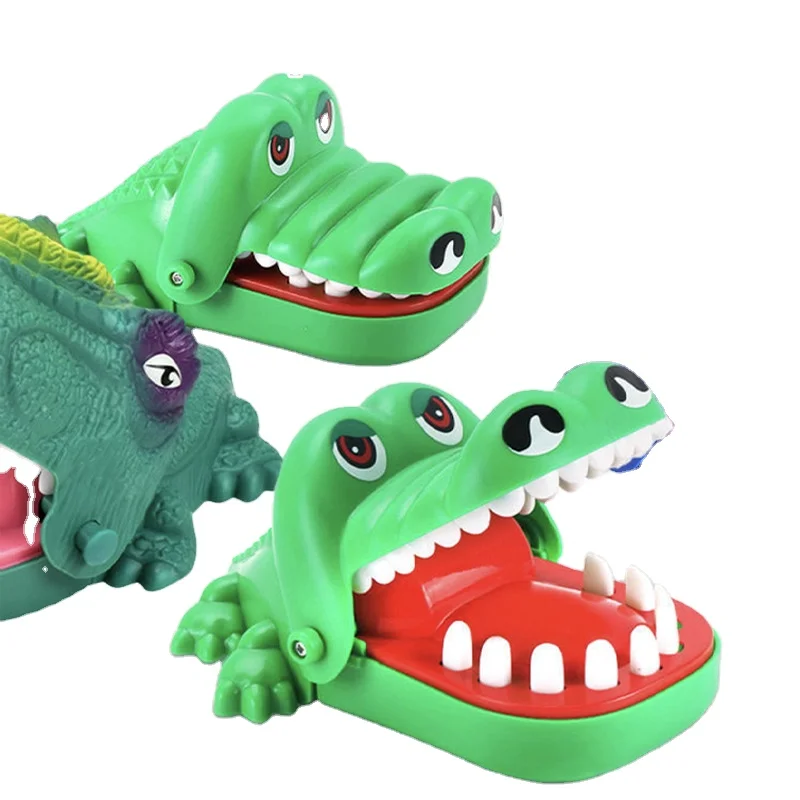 Wholesale Creative Animal Crocodile Mouth Dentist Novelty Toy Crocodile Teeth Game Plastic Chinese Crocodile Toy