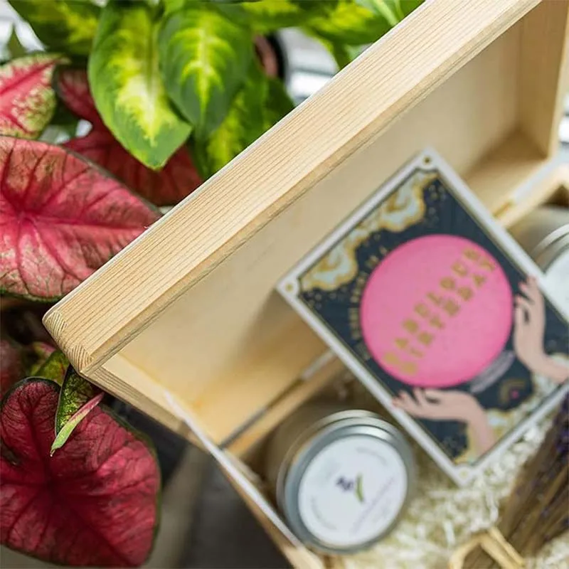 Wood Storage Box Organizer with Lid - Decorative Boxes for Crafts Sewing Keepsake Memory - Wooden DIY Storage Box Stash Jewelry