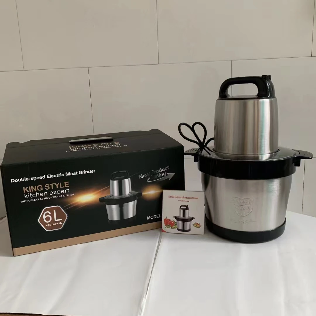 Stainless Steel Blender Electric Meat Grinder Powerful Meat blender Professional Meat Grinder Heavy Duty Grinder