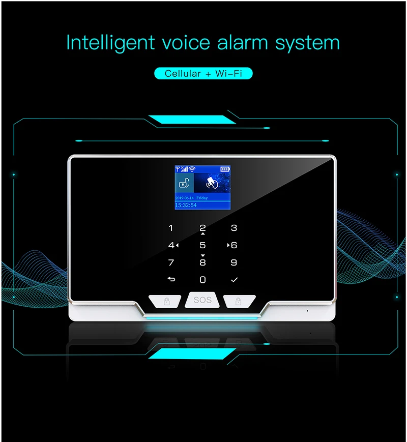 Tuya WIFI 4G Smart Home Personal Security Alarm System Burglar Alarm PIR Sensor Wireless sistema de seguridad y alarma para casa